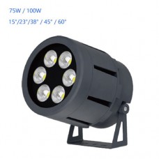 75W 100W CREE COB LED Aussen Fluter Flutlichtstrahler 15°/23°/38°/45° /60° IP66